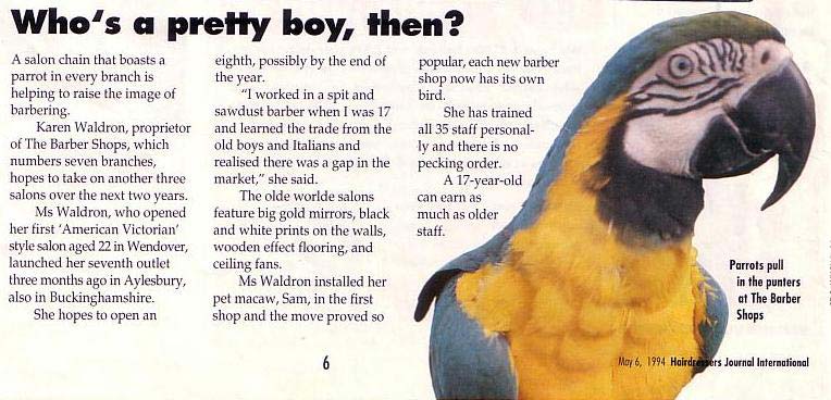 Who's a pretty boy then? Article